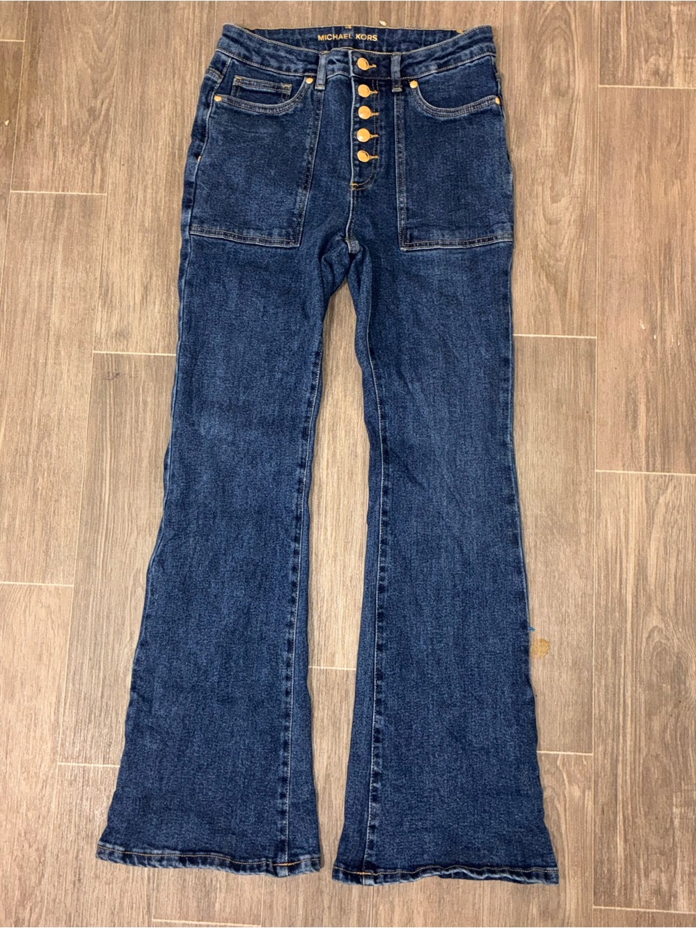 Michael Kors Selma High-Rise Flare Jeans
